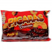 Galletas sabor chocolate Picaras 6uds 240 gr